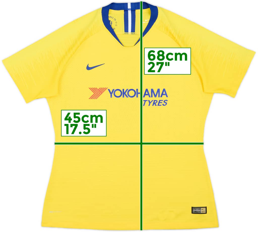 2018-19 Chelsea Authentic Away Shirt - 7/10 - (Women's L)