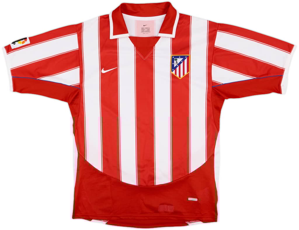 2003-04 Atletico Madrid Home Shirt - 10/10 - (S)