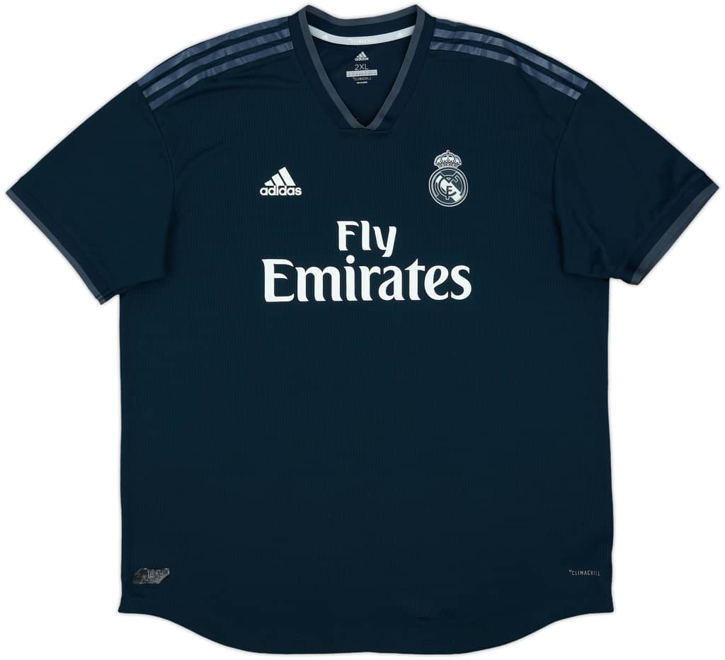 2019-20 Real Madrid Authentic Away Shirt - 8/10 - (XXL)