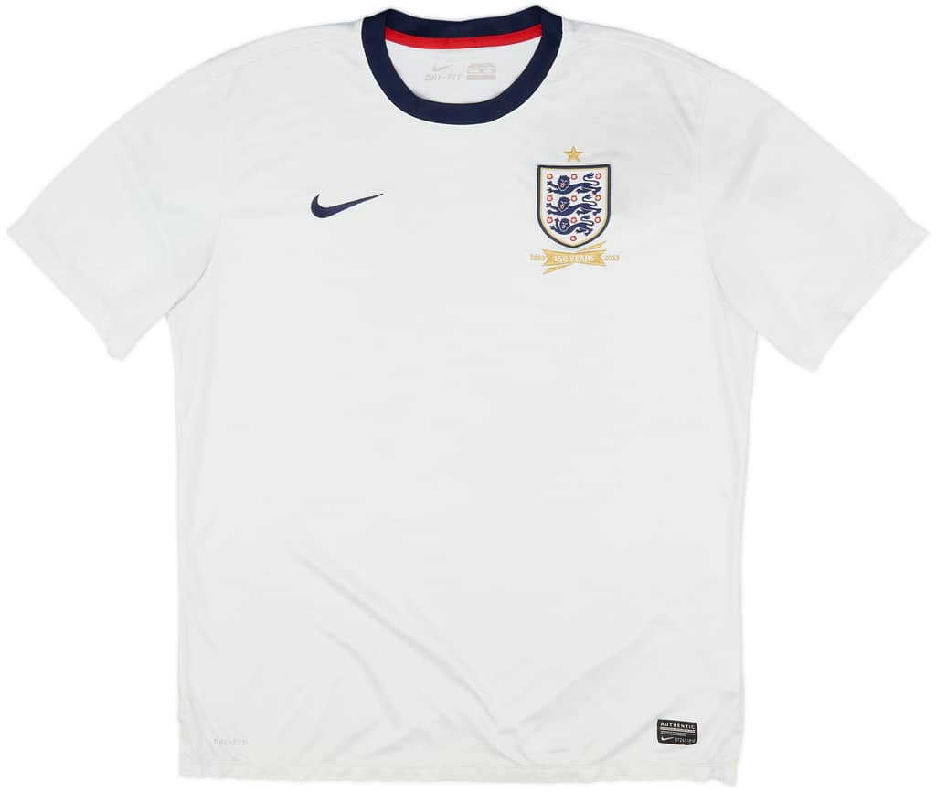 2013 England 150th Anniversary Home Shirt - 4/10 - (L)