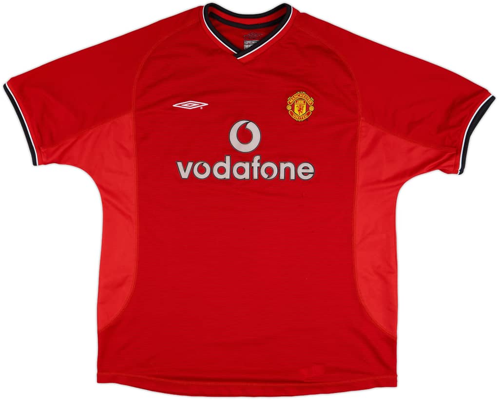 2000-02 Manchester United Home Shirt - 5/10 - (XL)