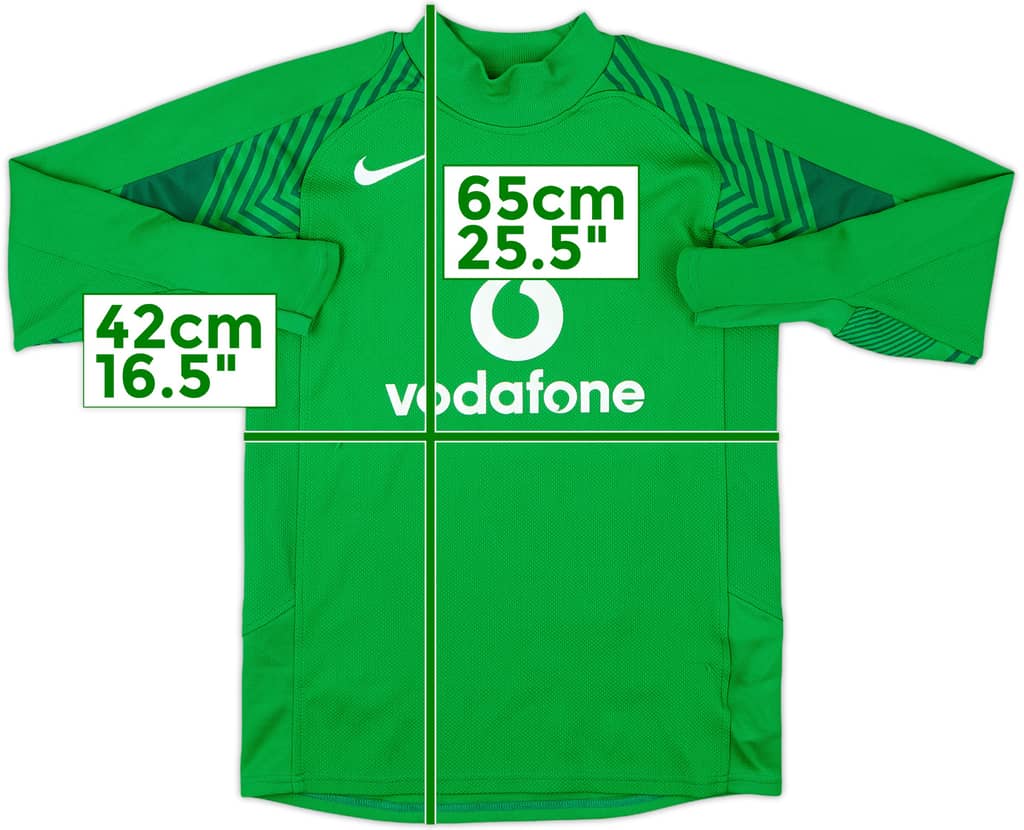 2005-06 Manchester United GK Shirt - 9/10 - (M.Boys)