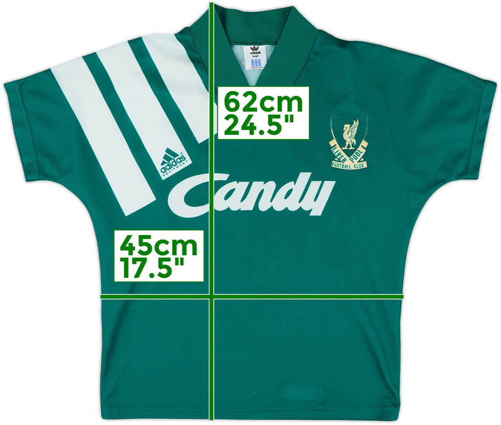 1991-92 Liverpool Away Shirt - 5/10 - (M.Boys)
