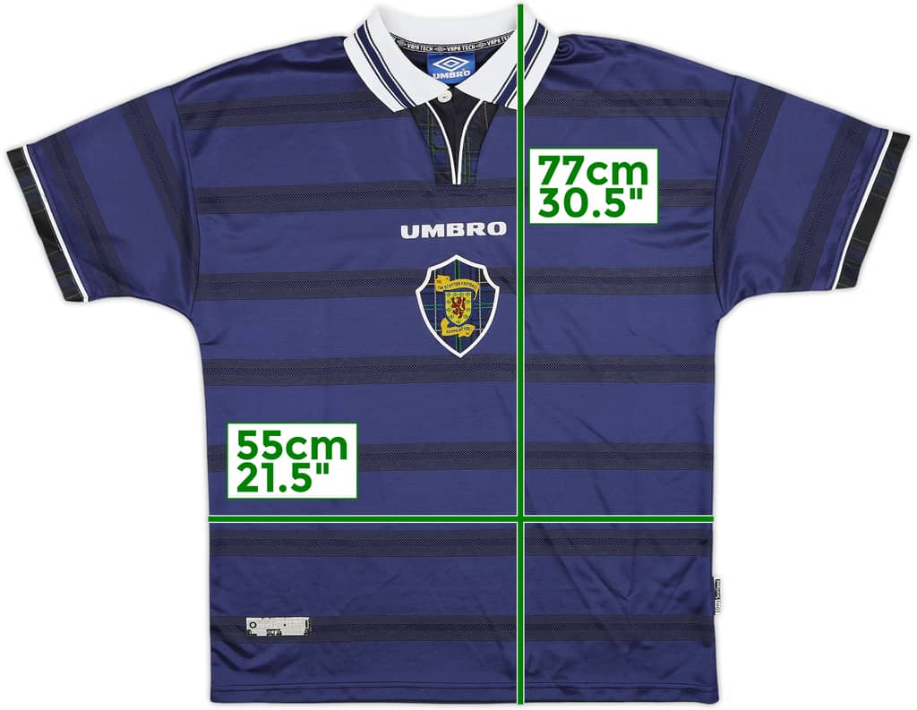 1998-00 Scotland Home Shirt - 9/10 - (L)