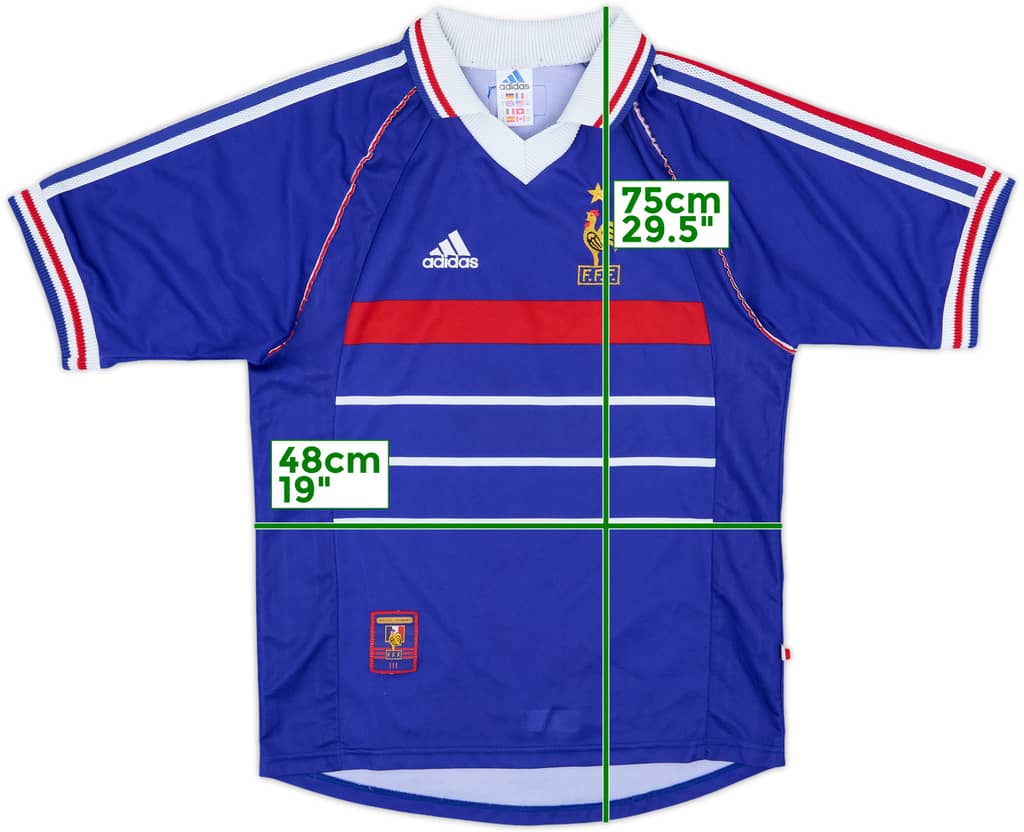 1998-00 France Home Shirt - 8/10 - (S)