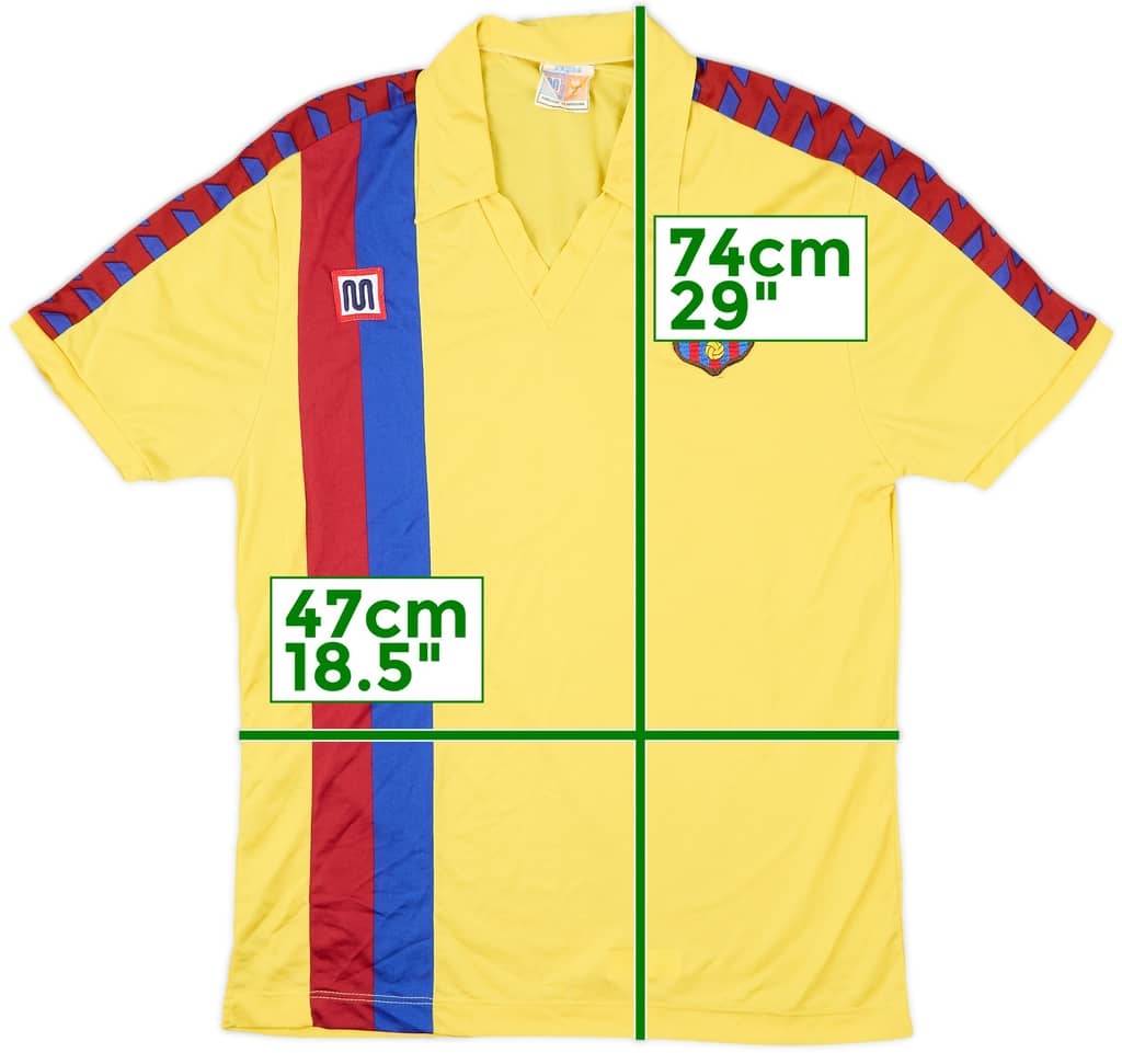 1984-89 Barcelona Away Shirt - 9/10 - (M)