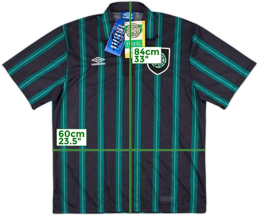 1992-93 Celtic Away Shirt (XL)