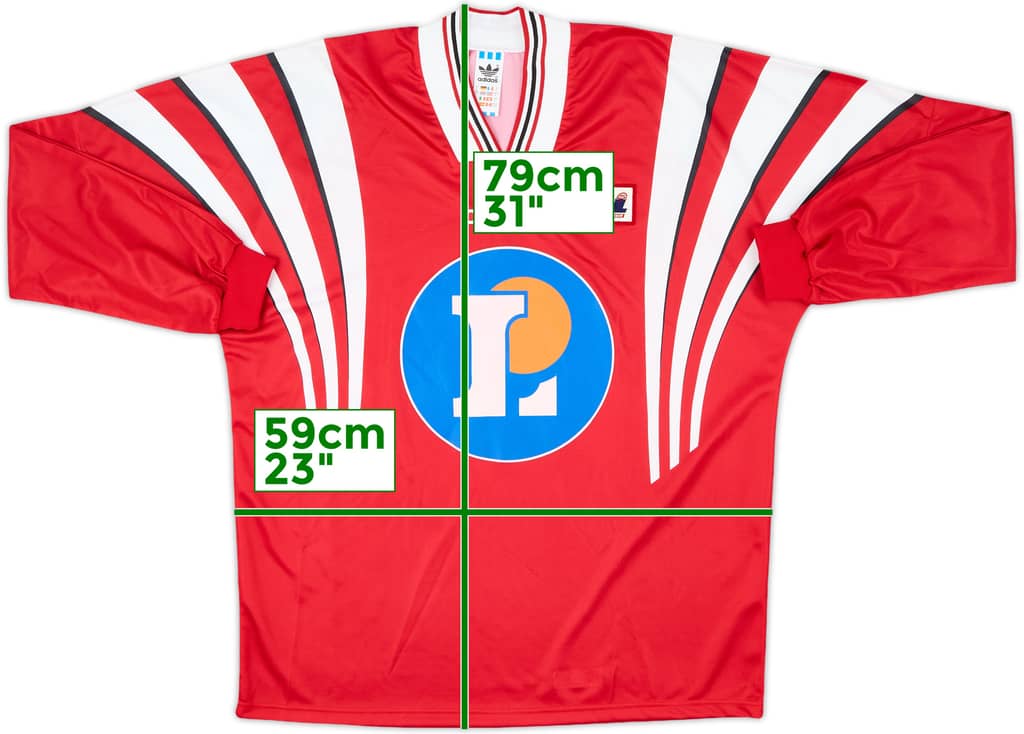 1995-97 AS Nancy Away L/S Shirt - 10/10 - (L)