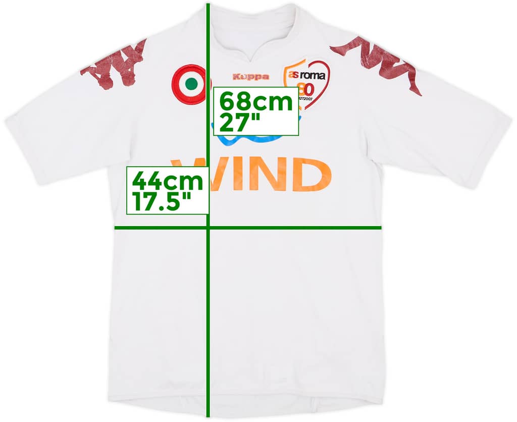 2007-08 Roma Away Shirt - 5/10 - (M)