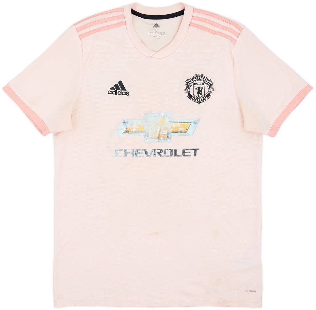 2018-19 Manchester United Away Shirt - 4/10 - (L)