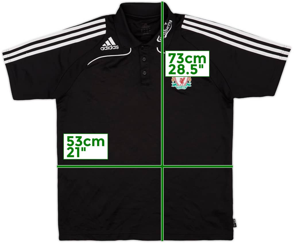 2008-09 Liverpool adidas Polo Shirt - 8/10 - (M)