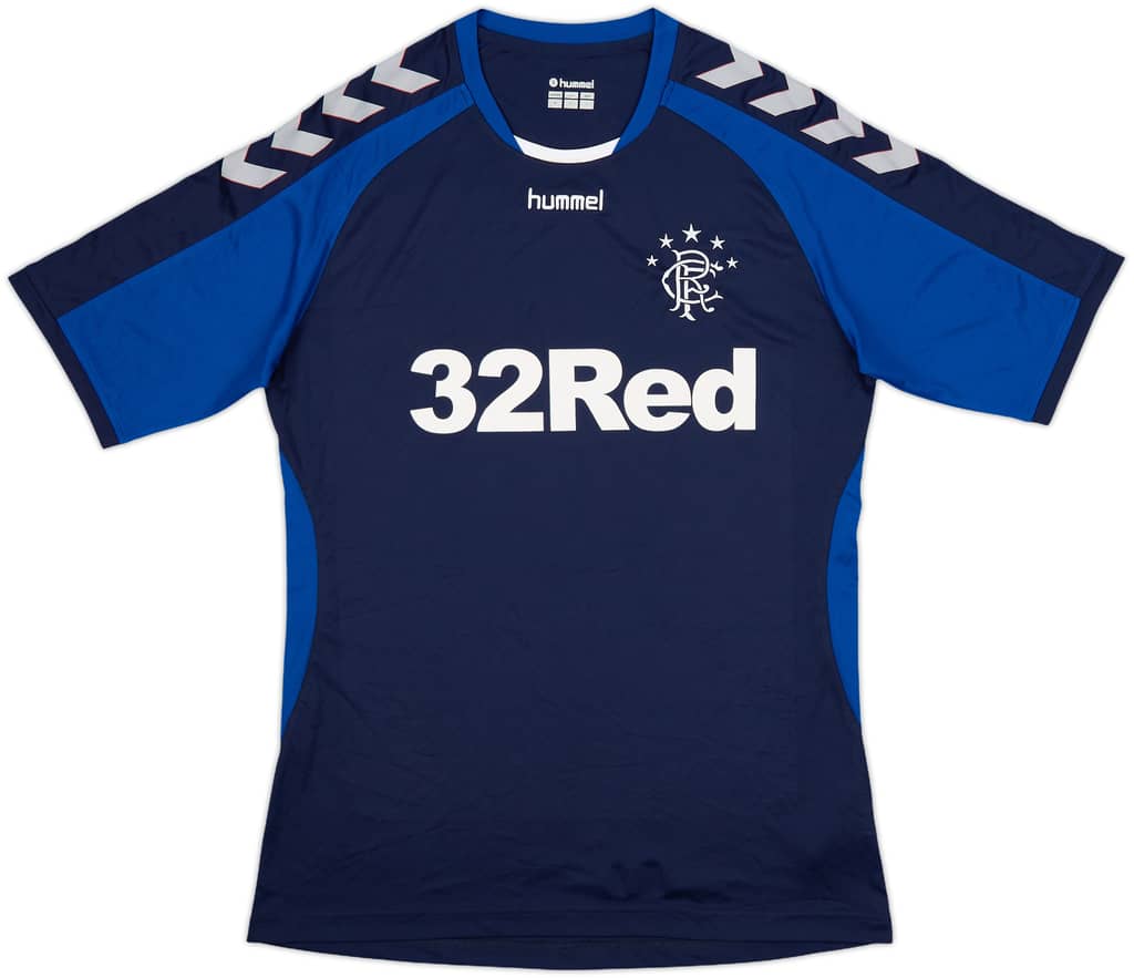 2018-19 Rangers Hummel Training Shirt - 9/10 - (M)