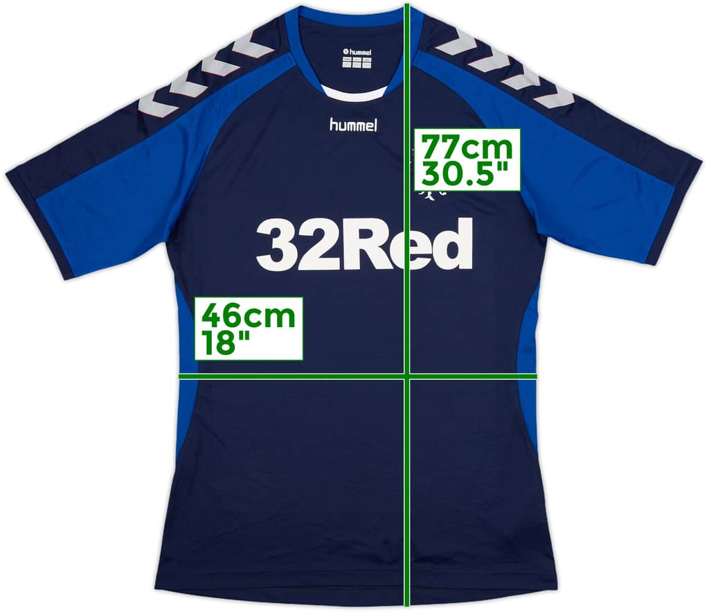 2018-19 Rangers Hummel Training Shirt - 9/10 - (M)