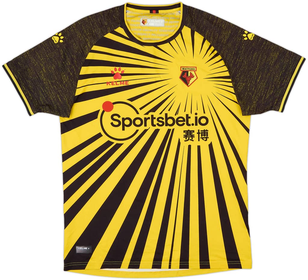 2020-21 Watford Home Shirt - 9/10 - (L)
