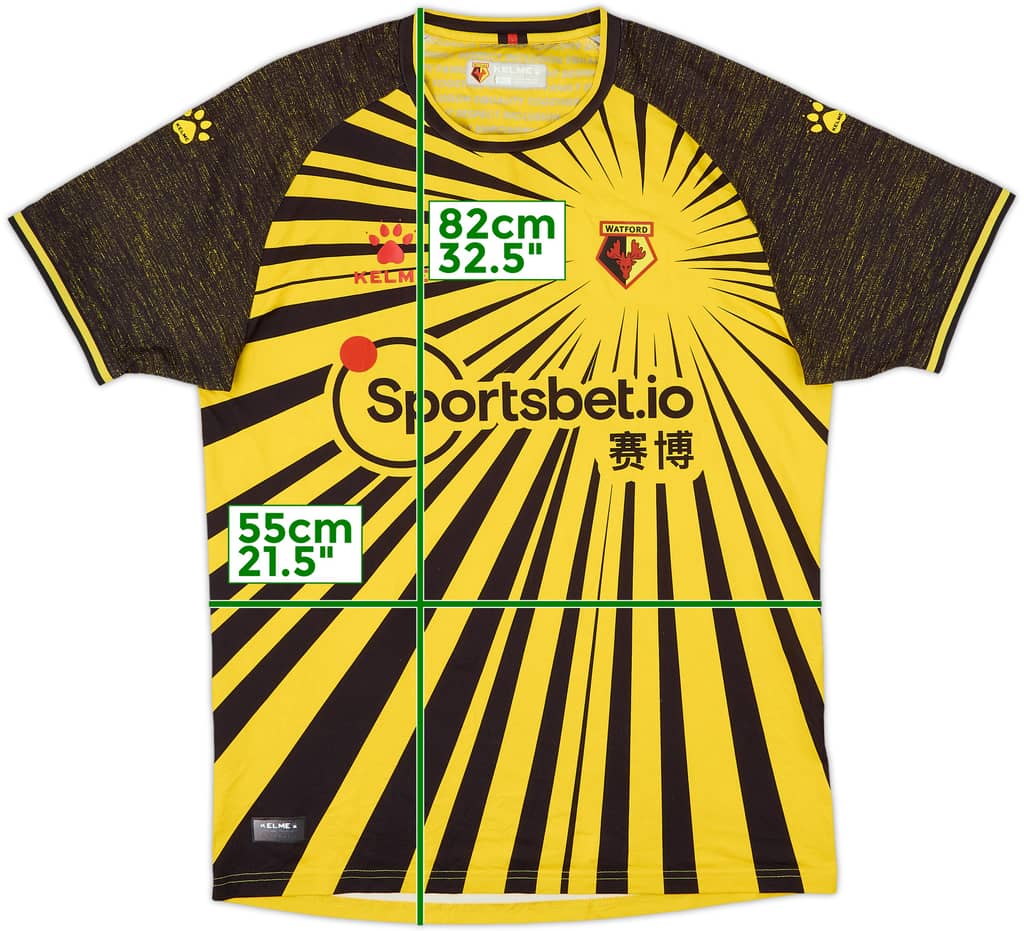 2020-21 Watford Home Shirt - 9/10 - (L)