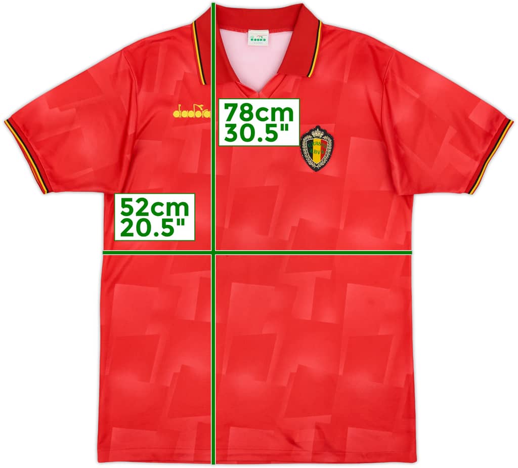 1992-94 Belgium Home Shirt - 6/10 - (L)