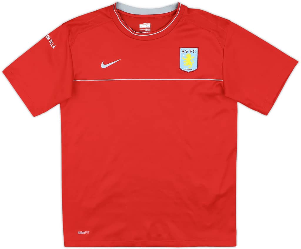 2008-09 Aston Villa Nike Training Shirt - 7/10 - (XL.Boys)