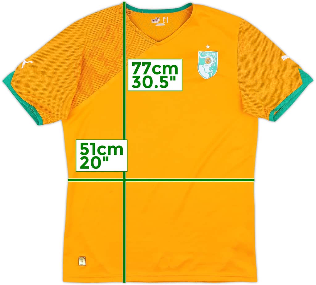 2010-11 Ivory Coast Home Shirt - 9/10 - (M)
