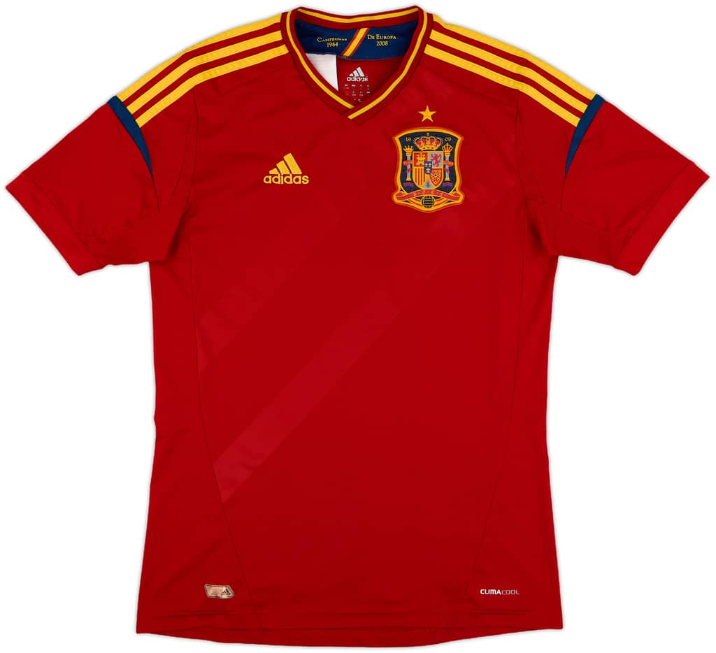 2011-12 Spain Home Shirt - 8/10 - (XL.Boys)