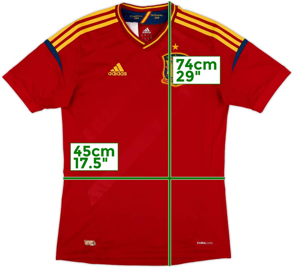 2011-12 Spain Home Shirt - 8/10 - (XL.Boys)