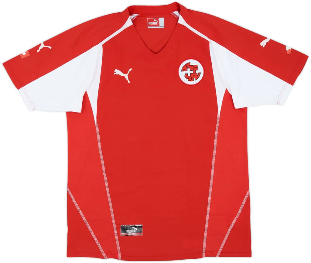 2004-06 Switzerland Home Shirt - 8/10 - (L)