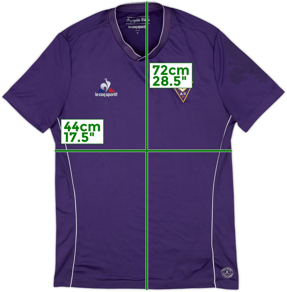 2015-16 Fiorentina Home Shirt - 9/10 - (M)