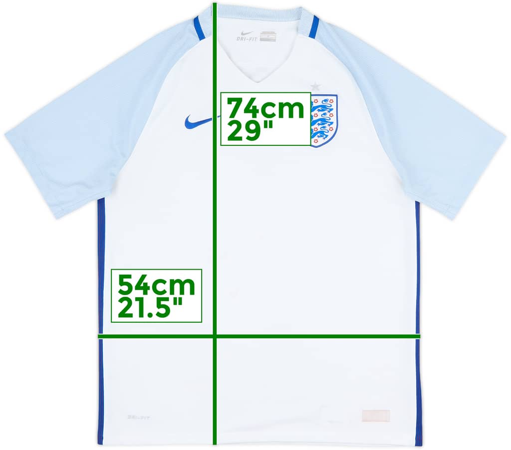2016-17 England Home Shirt - 5/10 - (L)