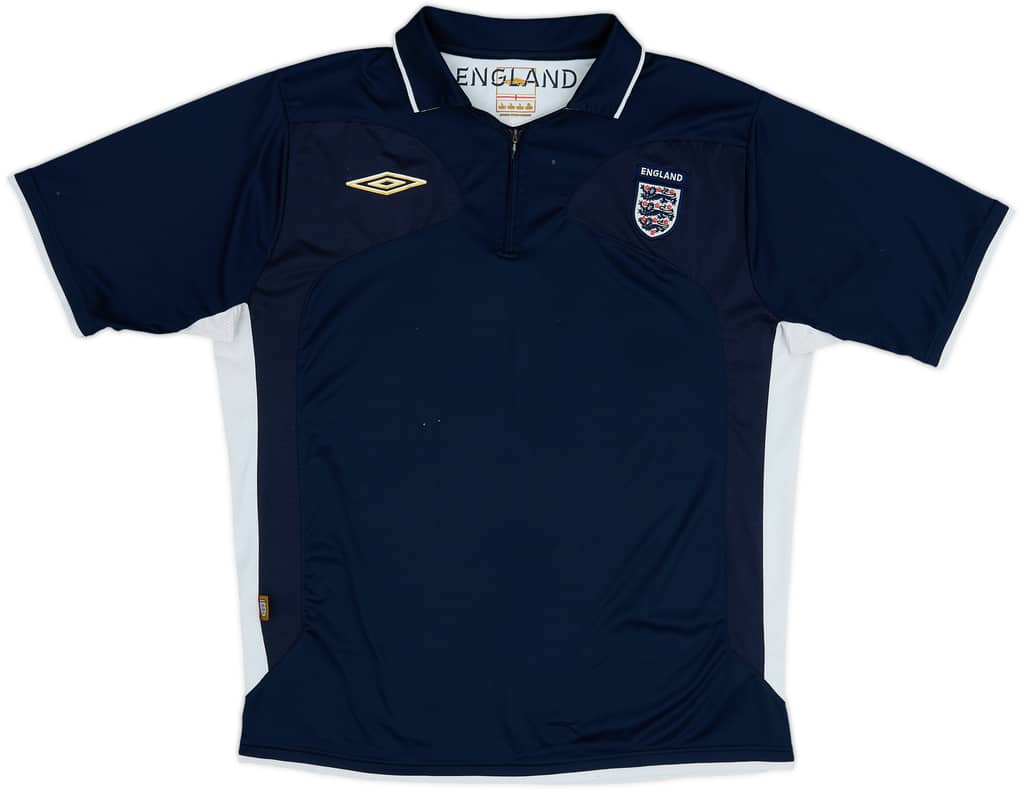 2005-06 England Umbro 1/4 Zip Training Shirt - 6/10 - (L)