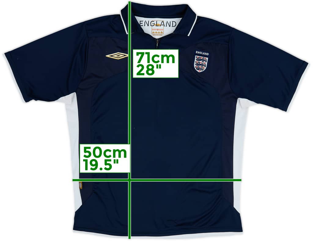 2005-06 England Umbro 1/4 Zip Training Shirt - 6/10 - (L)