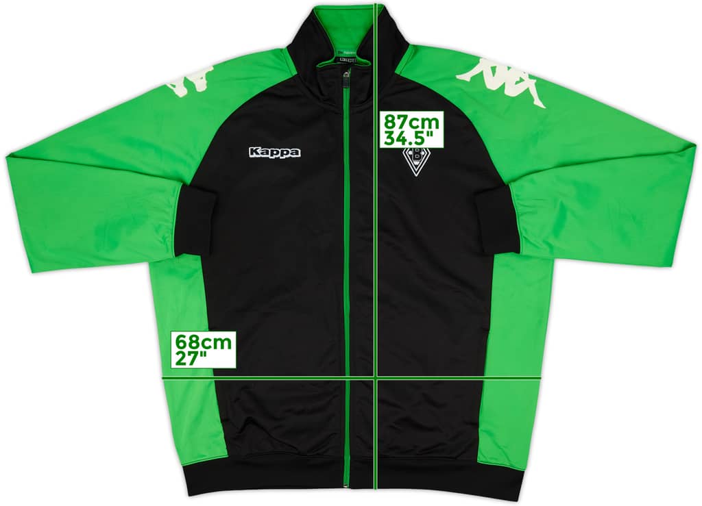 2014-16 Borussia Monchengladbach Kappa Track Jacket - 8/10 - (3XL)