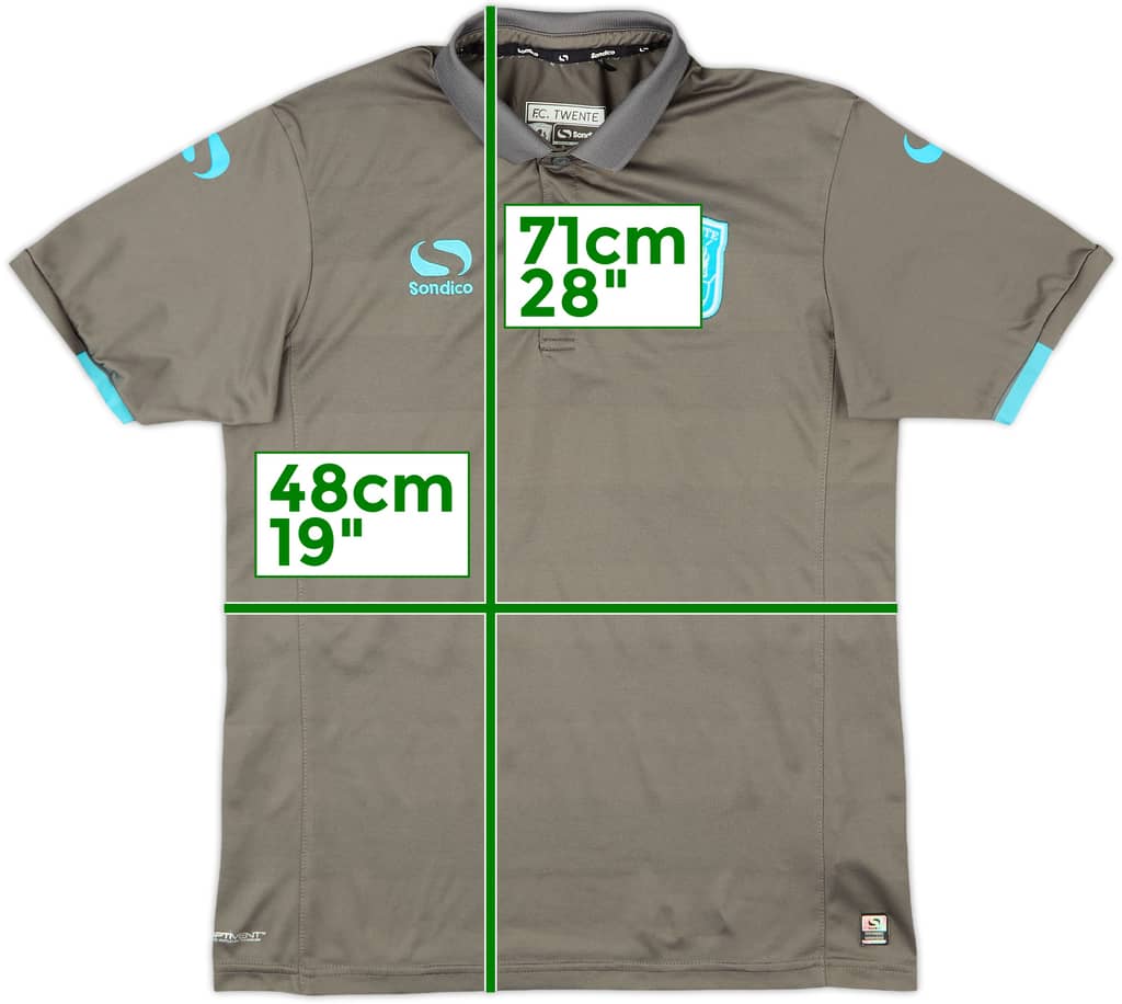 2016-17 FC Twente Sondico Polo Shirt - 8/10 - (S)