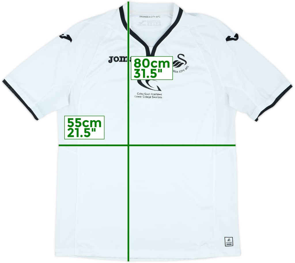 2017-18 Swansea Home Shirt - 8/10 - (XXL)