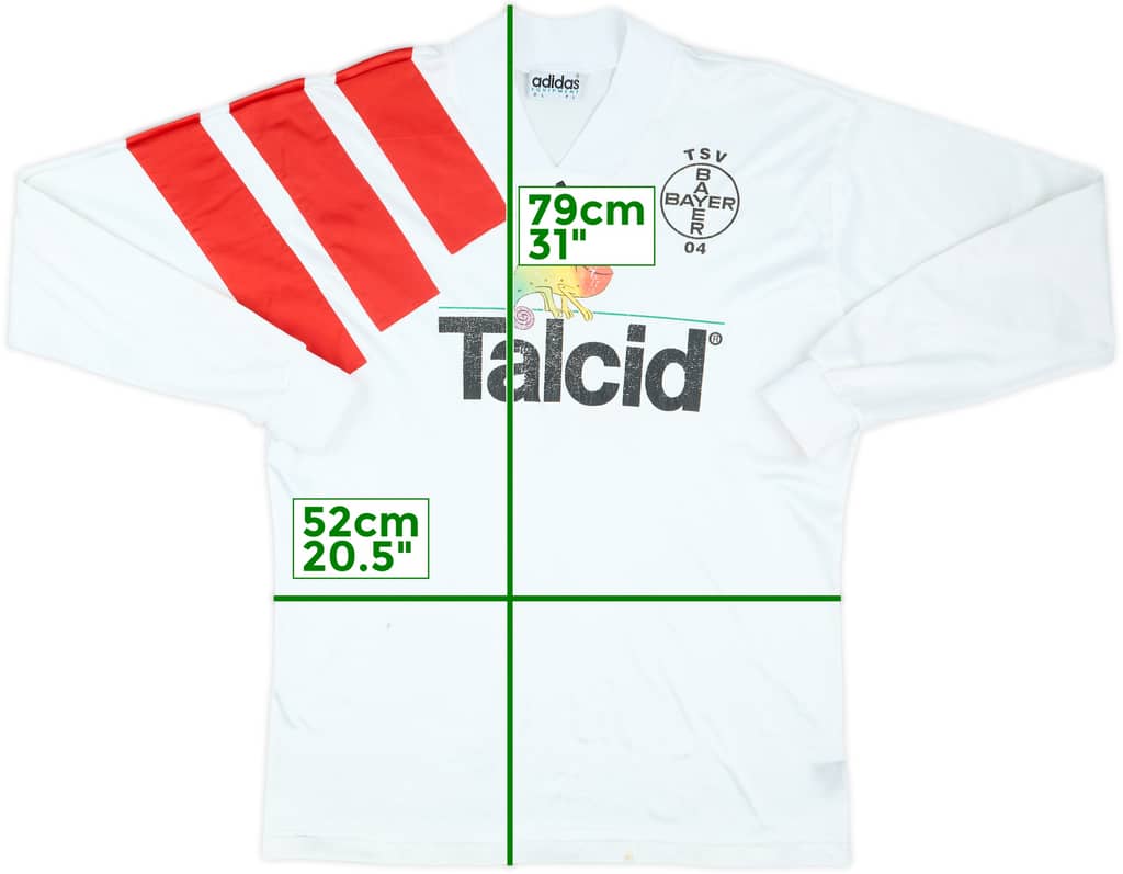 1993-94 Bayer Leverkusen Away L/S Shirt - 6/10 - (L)