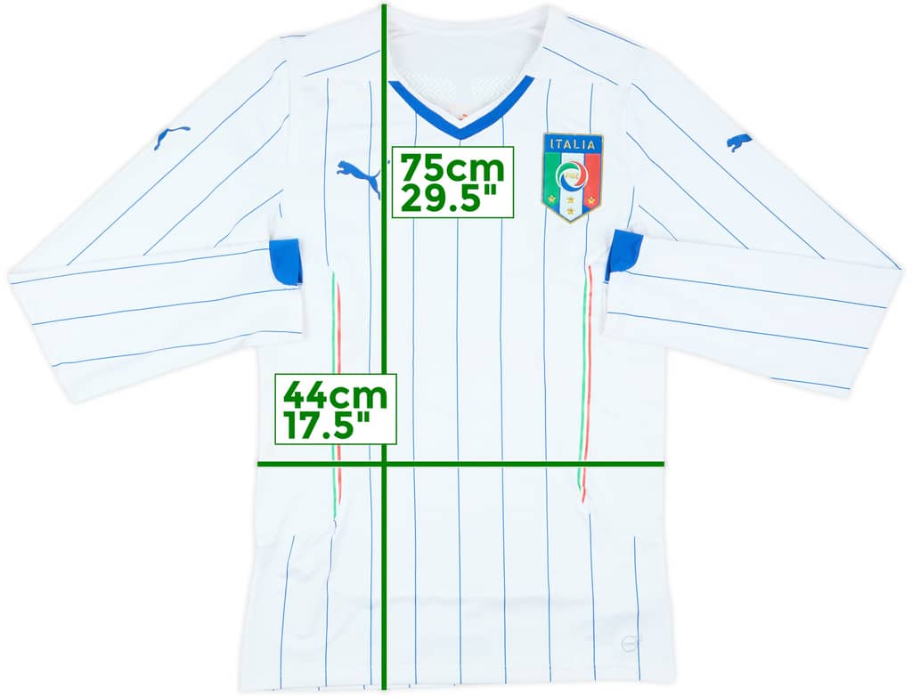 2014-15 Italy Player Issue ACTV Away L/S Shirt - 10/10 - (XL)