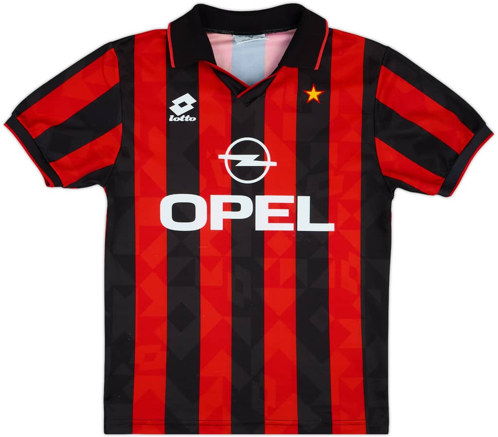 1993-94 AC Milan Home Shirt - 8/10 - (S)