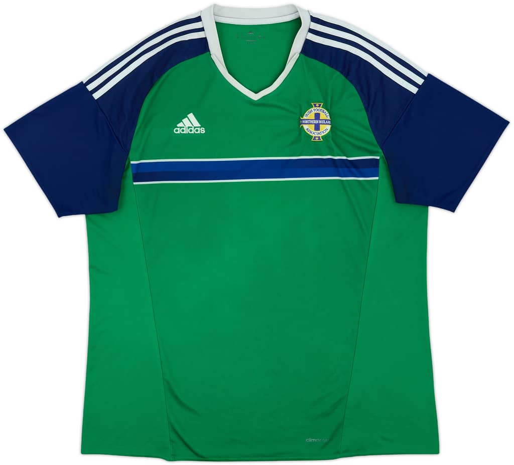 2016-17 Northern Ireland Home Shirt - 7/10 - (XL)