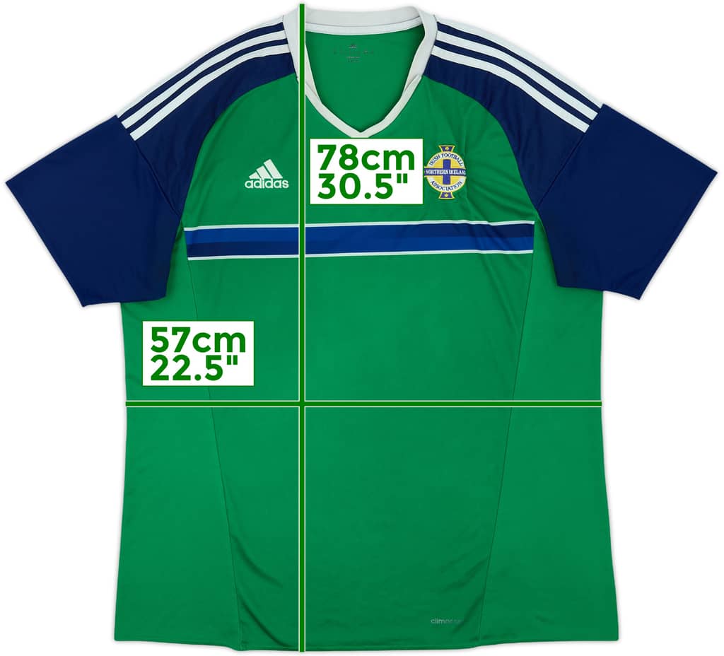 2016-17 Northern Ireland Home Shirt - 7/10 - (XL)