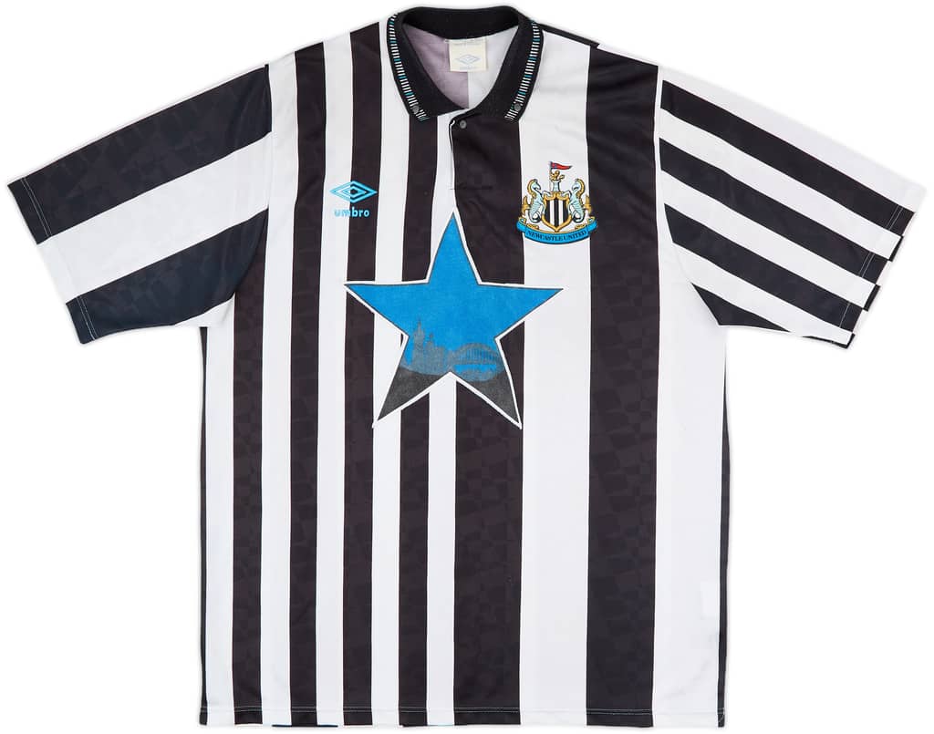 1991-93 Newcastle Home Shirt - 9/10 - (L)