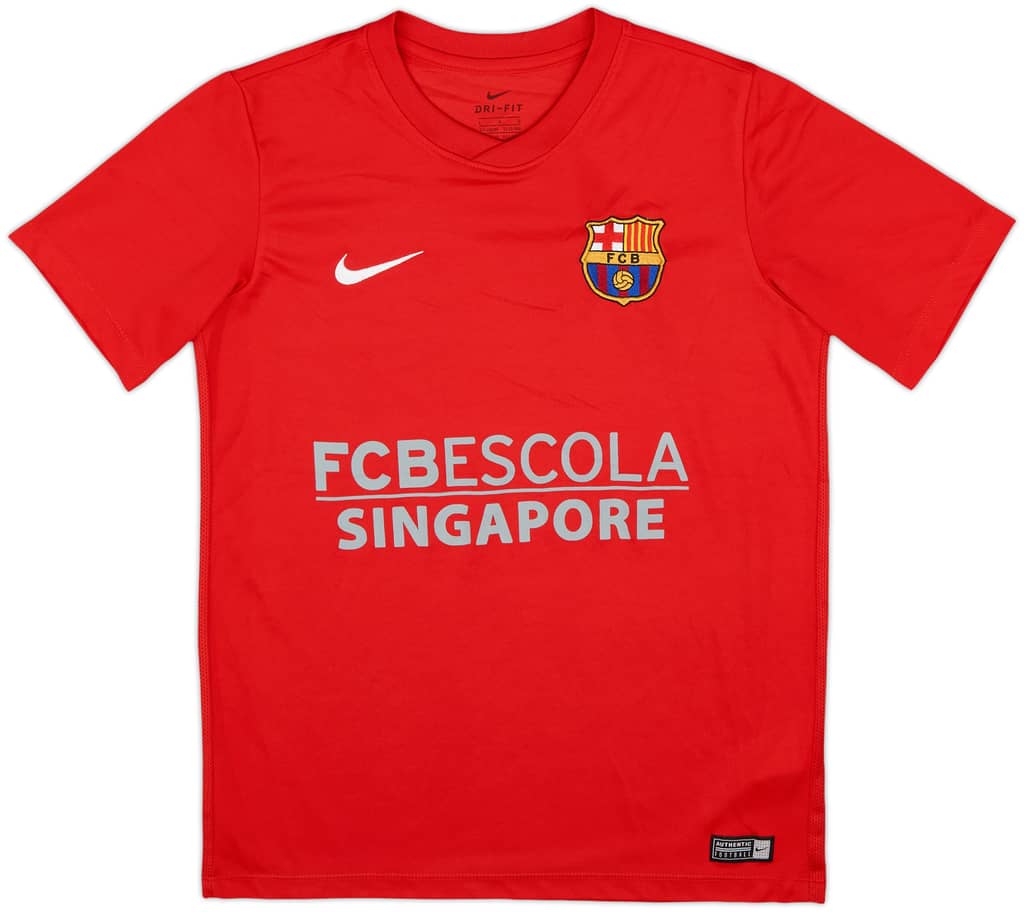 2017-18 Barcelona Nike Training Shirt - 9/10 - (L.Boys)