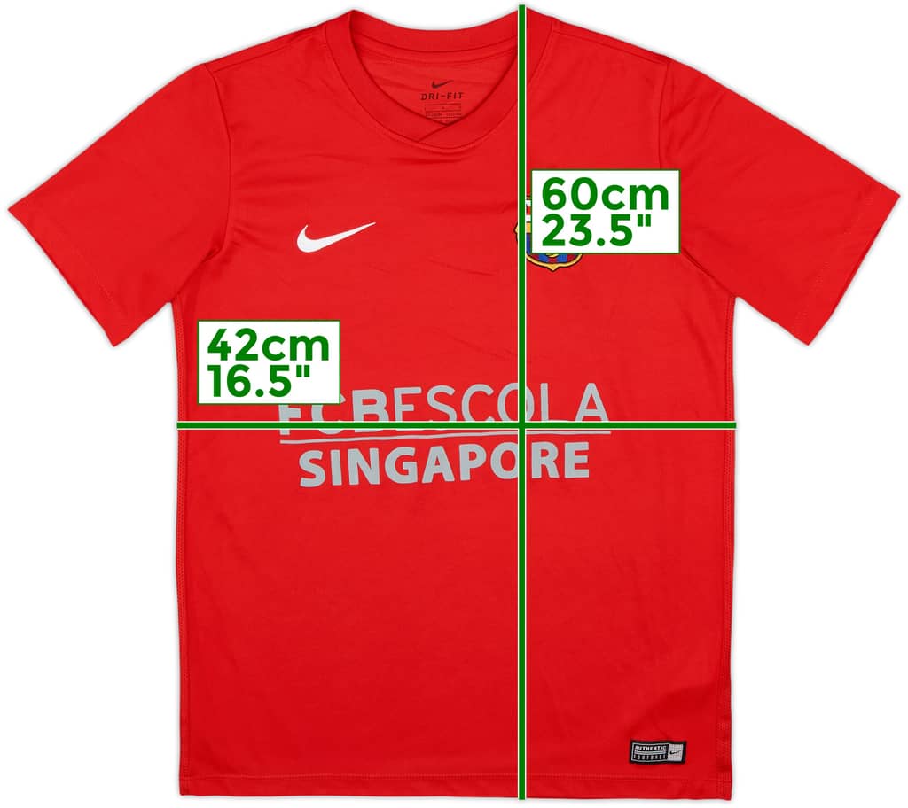 2017-18 Barcelona Nike Training Shirt - 9/10 - (L.Boys)