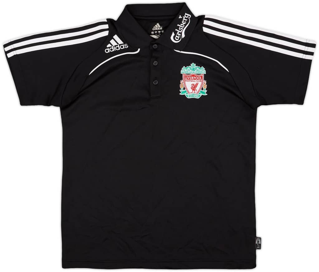 2008-09 Liverpool adidas Polo Shirt - 10/10 - (L.Boys)