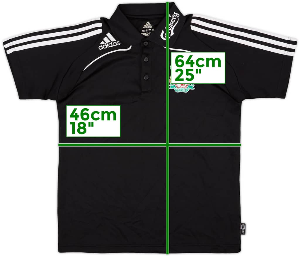 2008-09 Liverpool adidas Polo Shirt - 10/10 - (L.Boys)