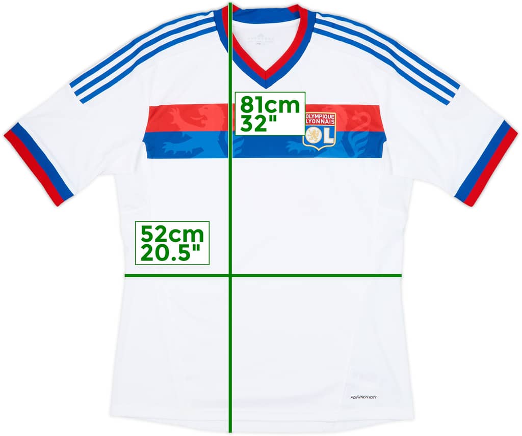 2011-12 Lyon Authentic Home Shirt - 5/10 - (XL)