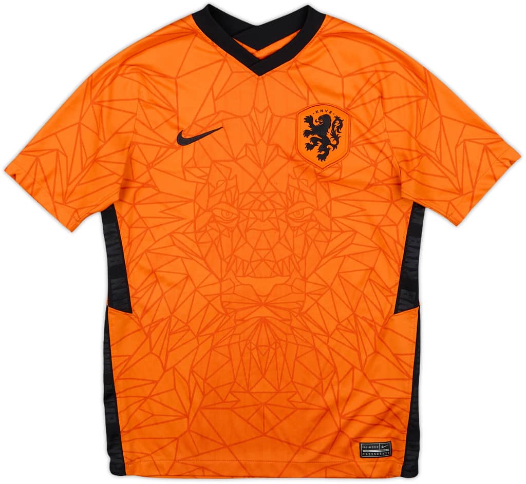 2020-21 Netherlands Home Shirt - 9/10 - (L.Boys)