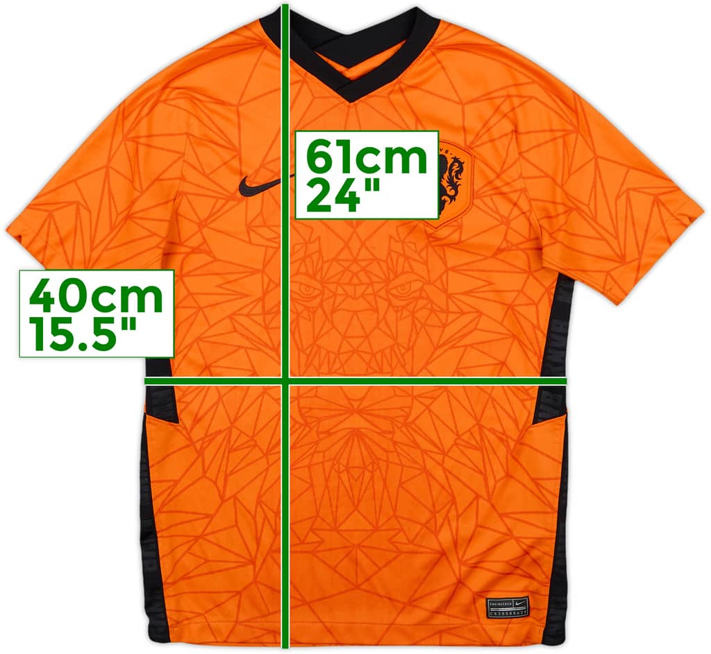 2020-21 Netherlands Home Shirt - 9/10 - (L.Boys)