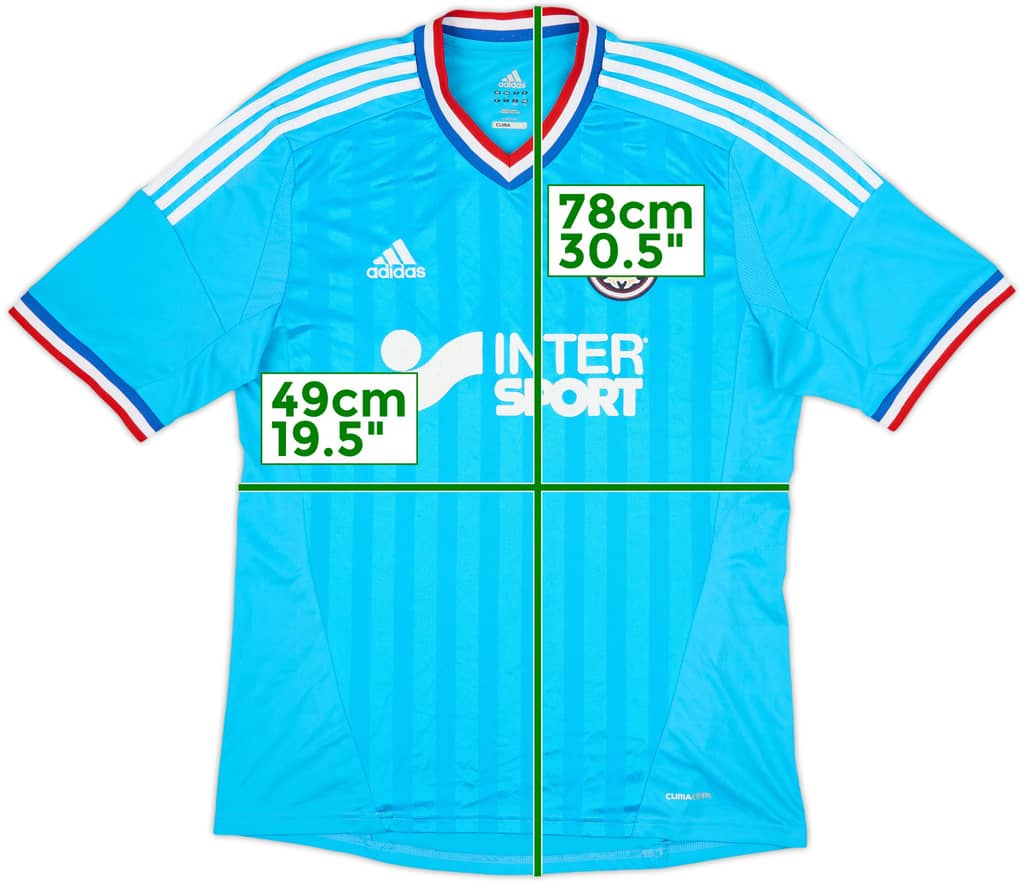 2012-13 Olympique Marseille Away Shirt - 6/10 - (L)