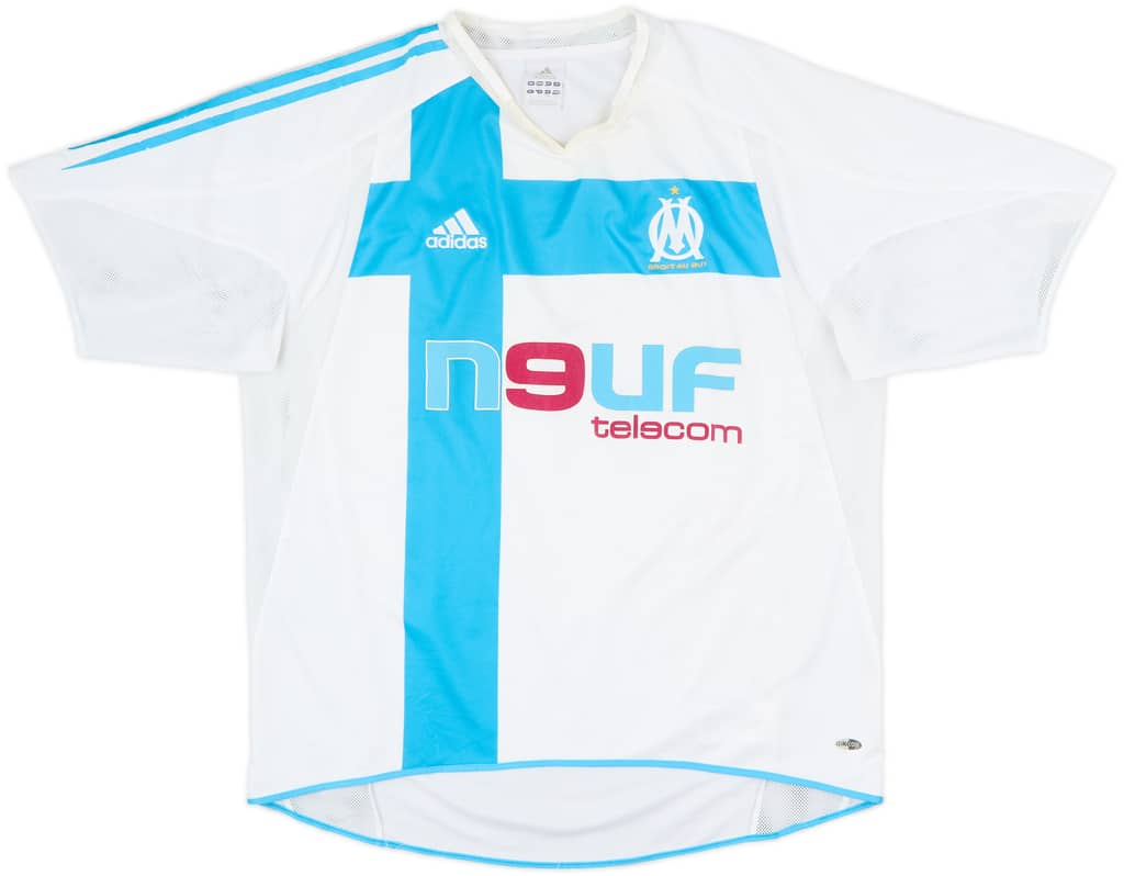 2004-05 Olympique Marseille Home Shirt - 4/10 - (L)