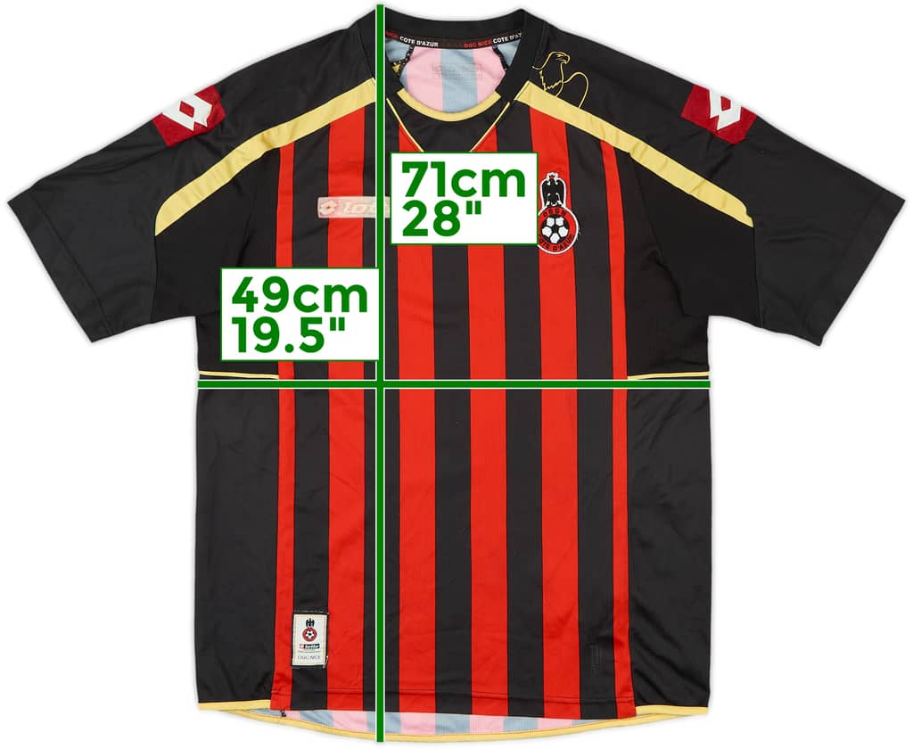 2010-11 Nice Home Shirt - 4/10 - (M)