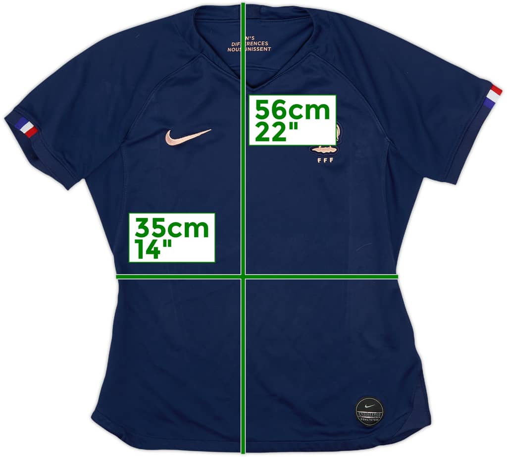 2019 France Centenary Home Shirt - 9/10 - (Women's S)