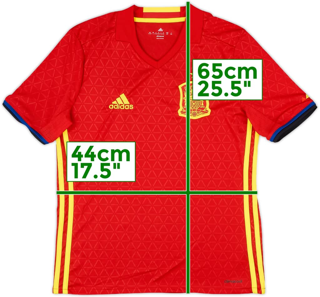 2016-17 Spain Home Shirt - 10/10 - (L.Boys)
